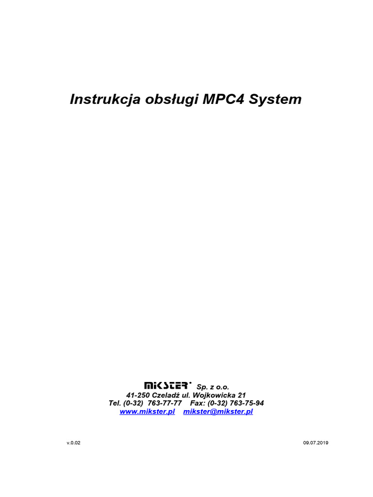 MPC4 PL | PDF