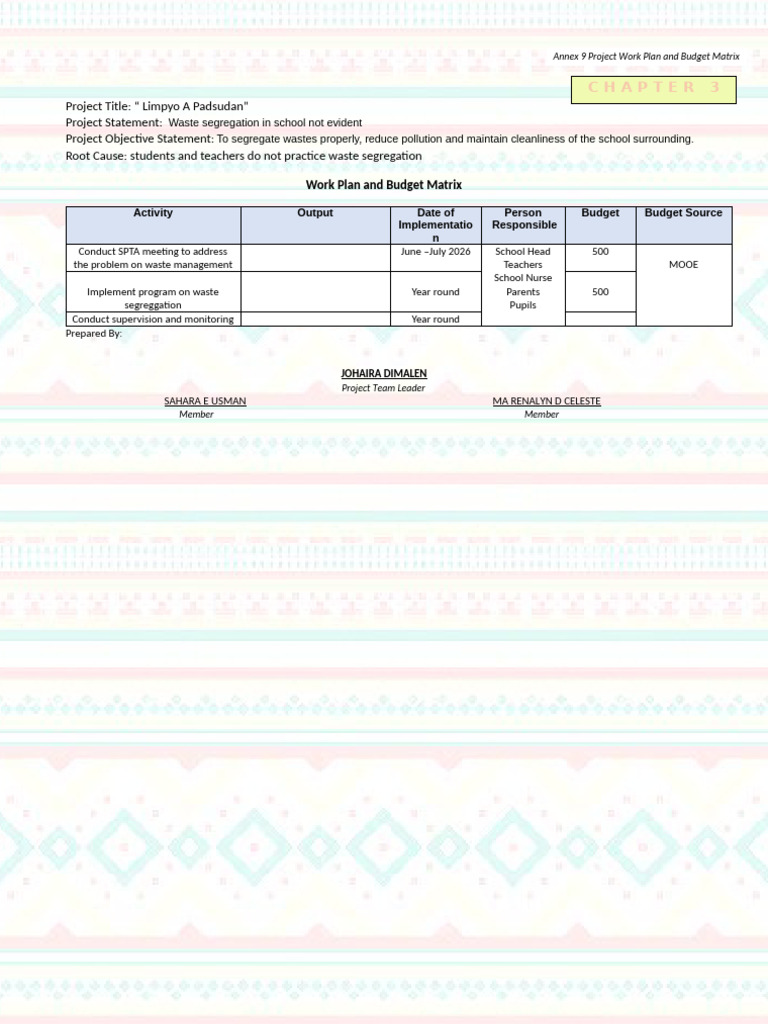 ESIP Annex 9 BASURA | PDF