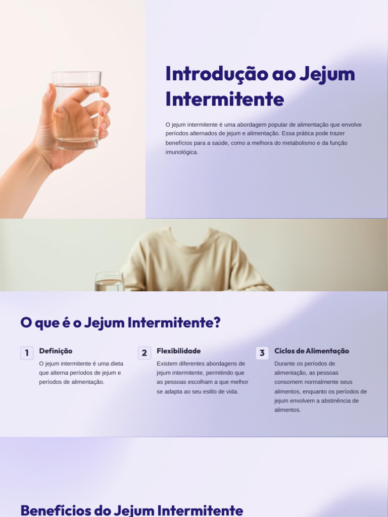 Guia Completo sobre Jejum Intermitente | PDF | Jejum | Comer