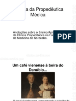 História da Propedêutica Médica puc