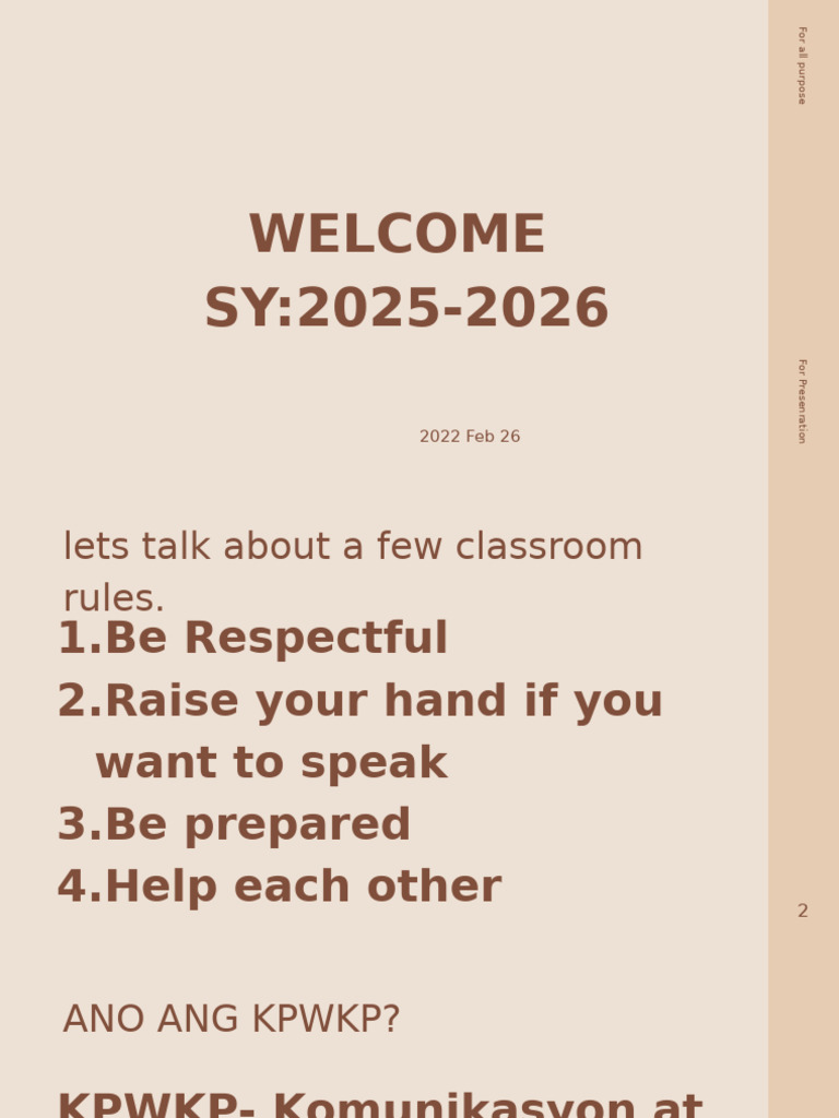 Classroom Rules | PDF