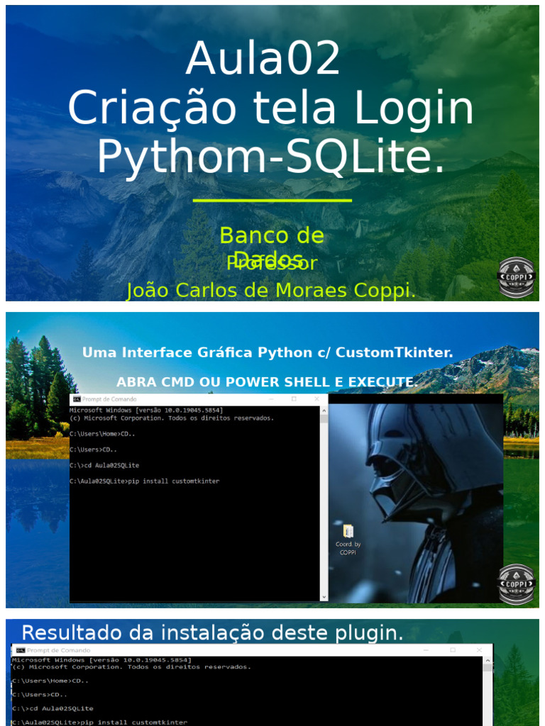 Criação de Tela de Login em Python | PDF
