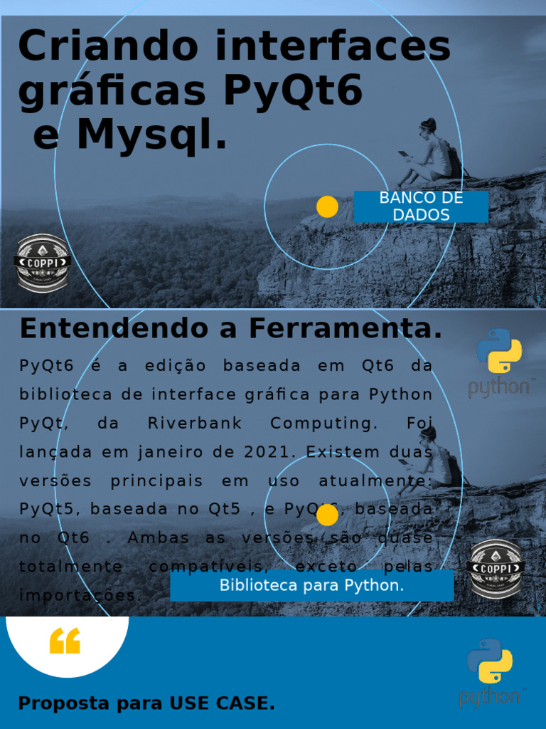 CriandoInterfacesPyQt6-byMySqlAula01 | PDF | Python (linguagem de ...