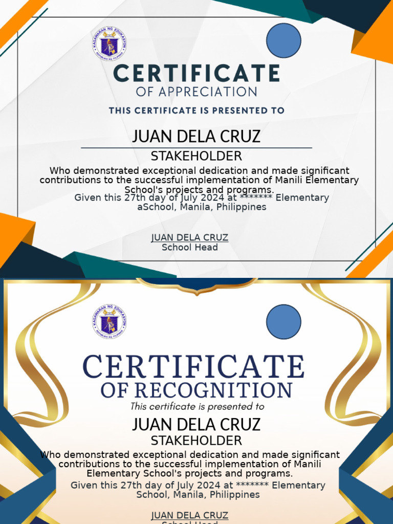 Juan Dela Cruz: Stakeholder Recognition | PDF