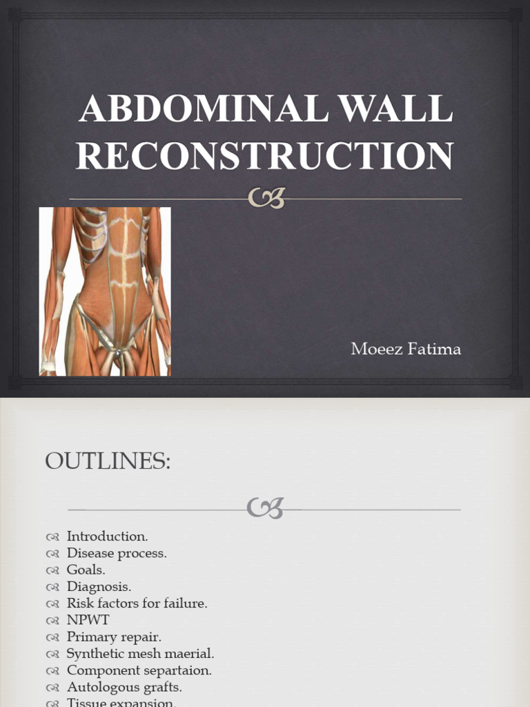 Abdominalwallreconstruction 230526221425 054e57f0 | PDF | Medical ...