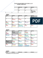 Calendario de Evaluaciones 2012 Plan 11 y 44