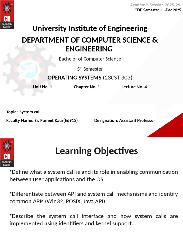 Understanding System Calls in OS | PDF | Operating System | Process ...