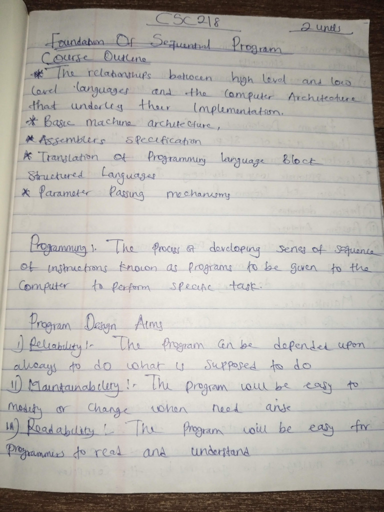 CSC 218 Notes Asap | PDF