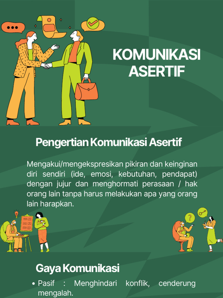 Memahami Komunikasi Asertif | PDF