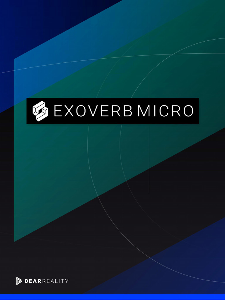 EXOVERB MICRO User Manual | PDF | Computing | Software