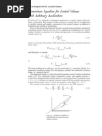 Sections 4.6 - 4.7 Momentum Equation For Control Volume With Arbitrary Acceleration 4.7 The Angular-Momentum Principle