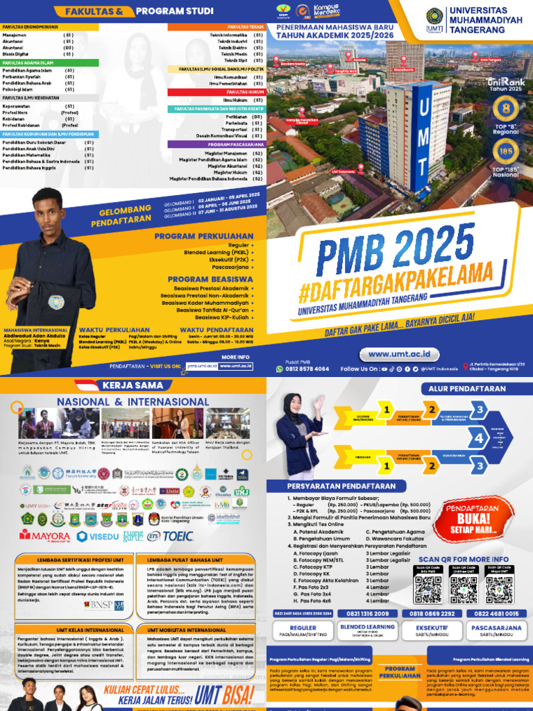 Brosur Umt 2025 2026 Fix Ok 1 | PDF