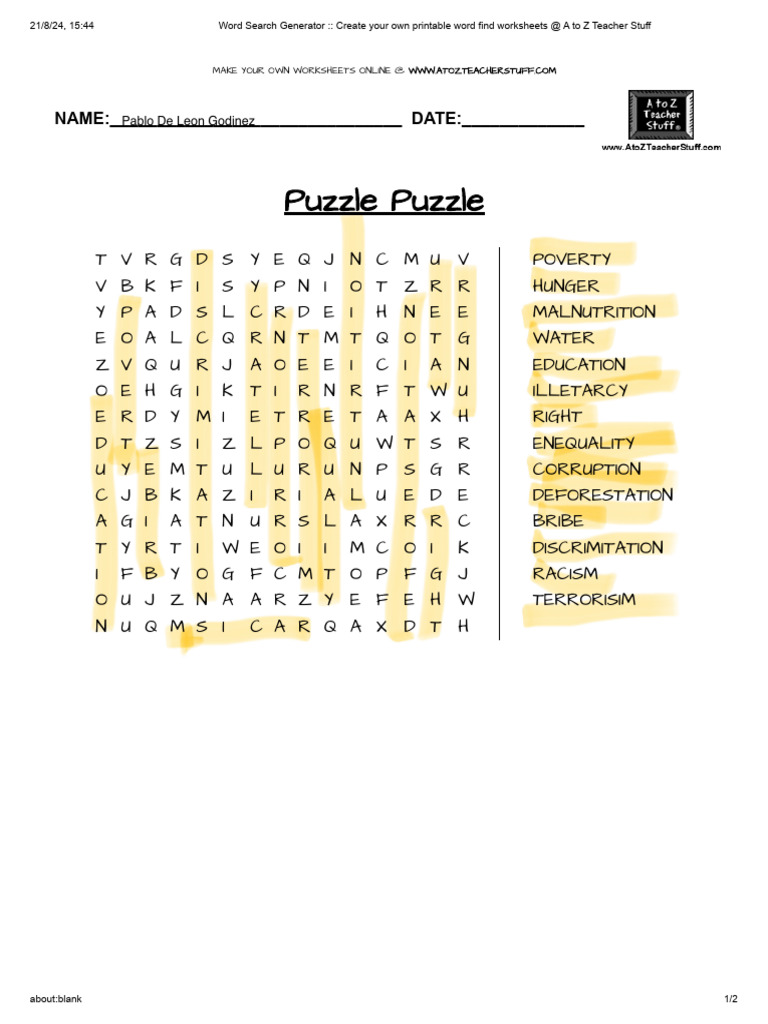 Puzzle | PDF