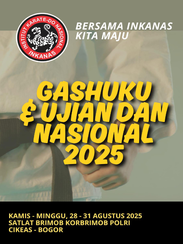 Gashuku Karate INKANAS 2025 | PDF