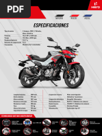 Especificaciones Hero Hunk 190R | PDF