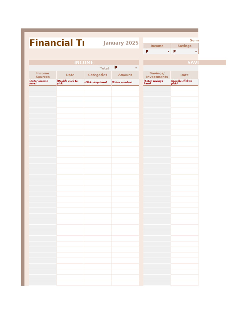 Monthly Income and Expense Tracker | PDF | Credit Card | Payments