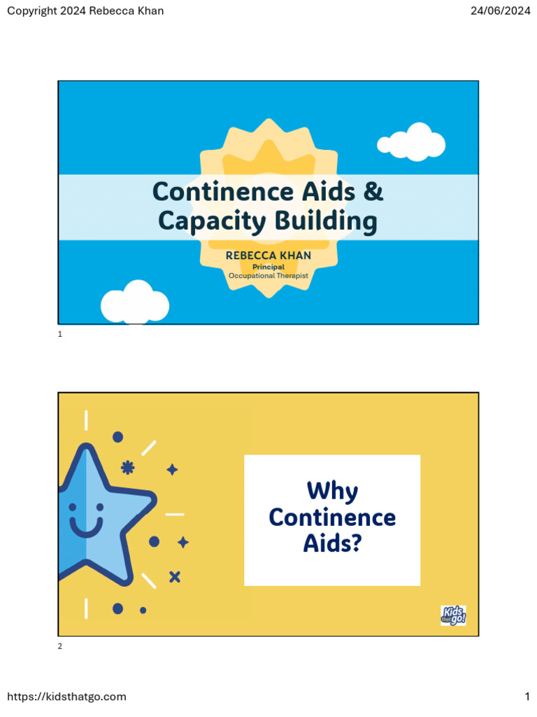 Continence Aids for Child Independence | PDF | Caregiver