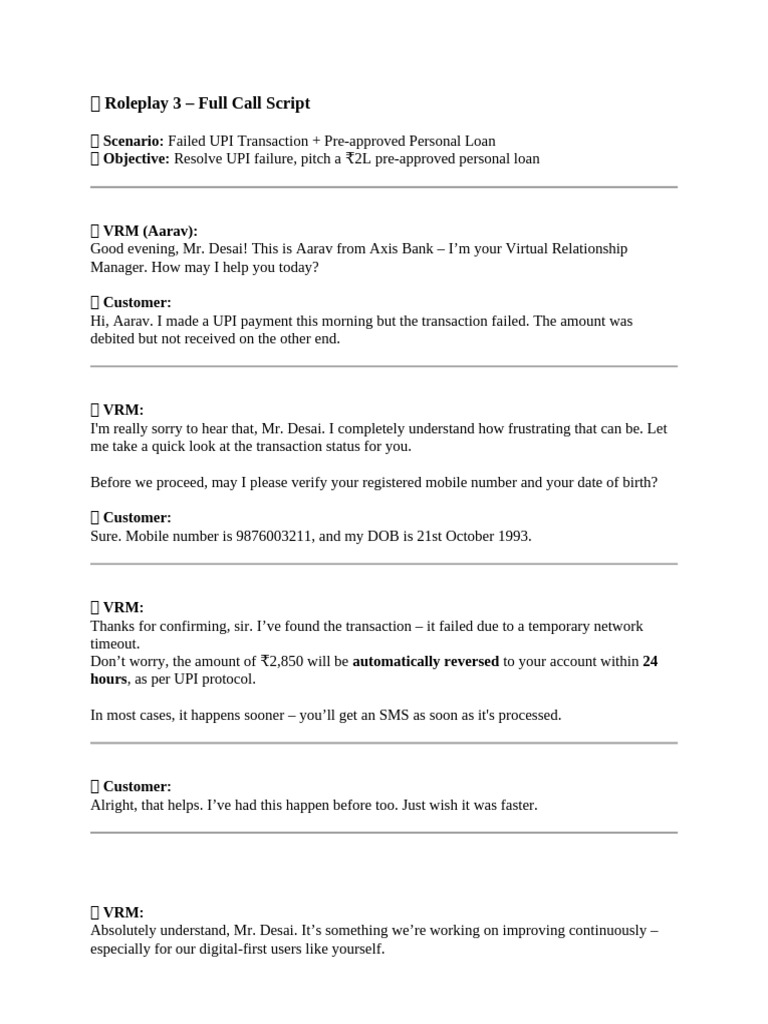 ? Roleplay 3 | PDF