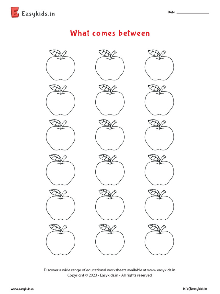Educational Worksheets at Easykids.in | PDF