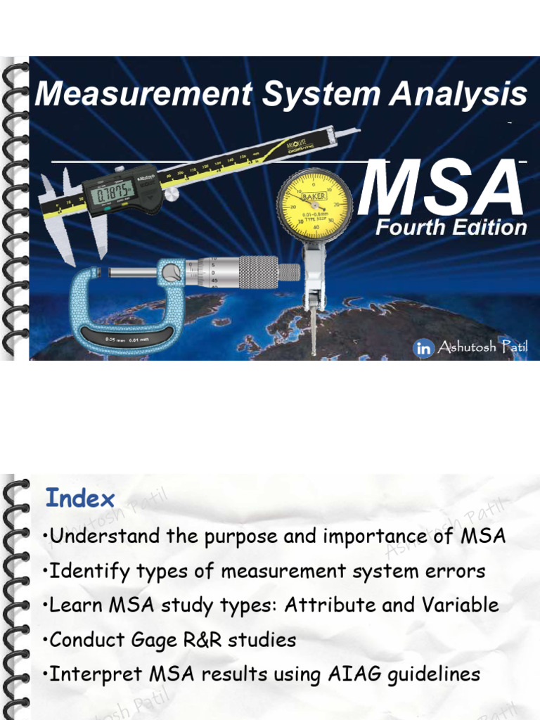 MSA Fundamentals and Guidelines | PDF