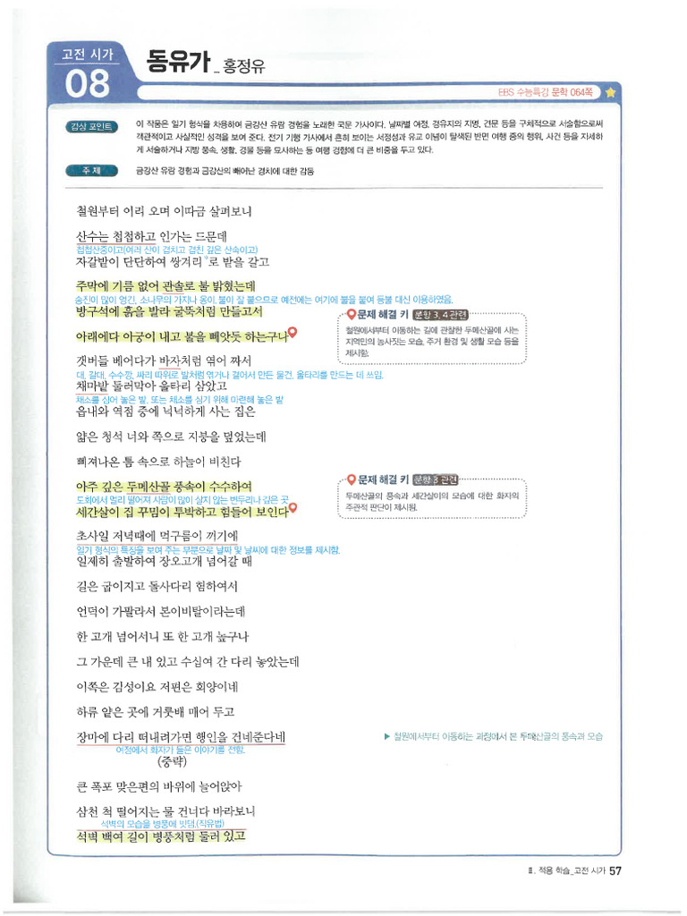 수능특강 문학 사용설명서 | PDF