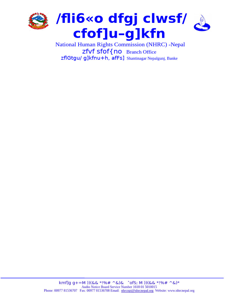 Letter of Human Rights | PDF