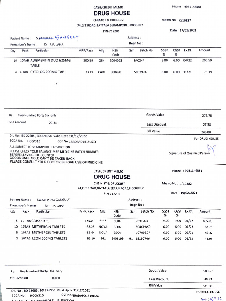 Cash/Credit Memo for Cobard F9 Purchase | PDF | Bharatiya Janata Party ...
