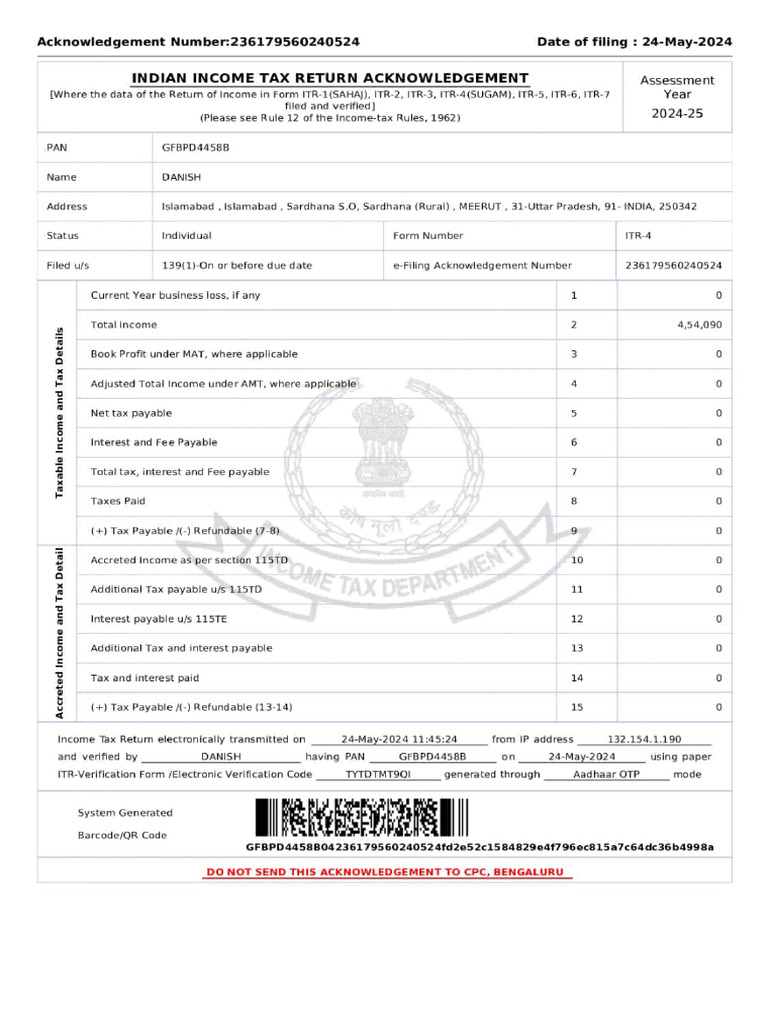2024-25 Itr & Com. | PDF