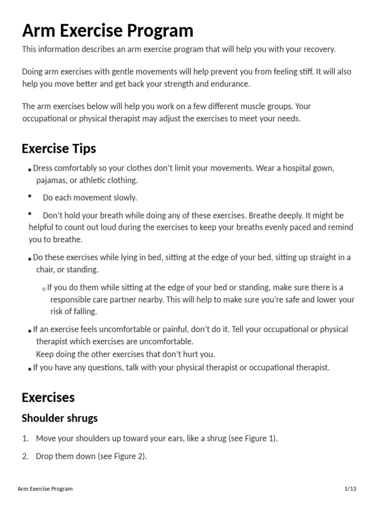 Chinese Arm Swinging Exercises Guide | PDF | Arm | Hand