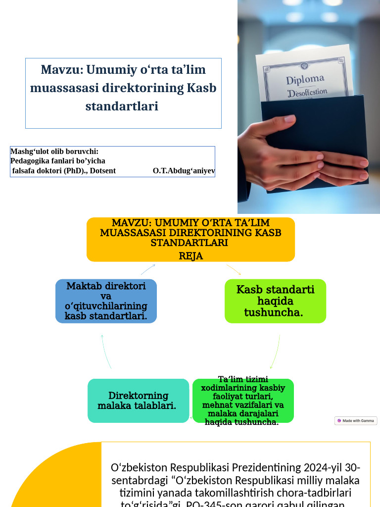 Kasb Standartlari. | PDF