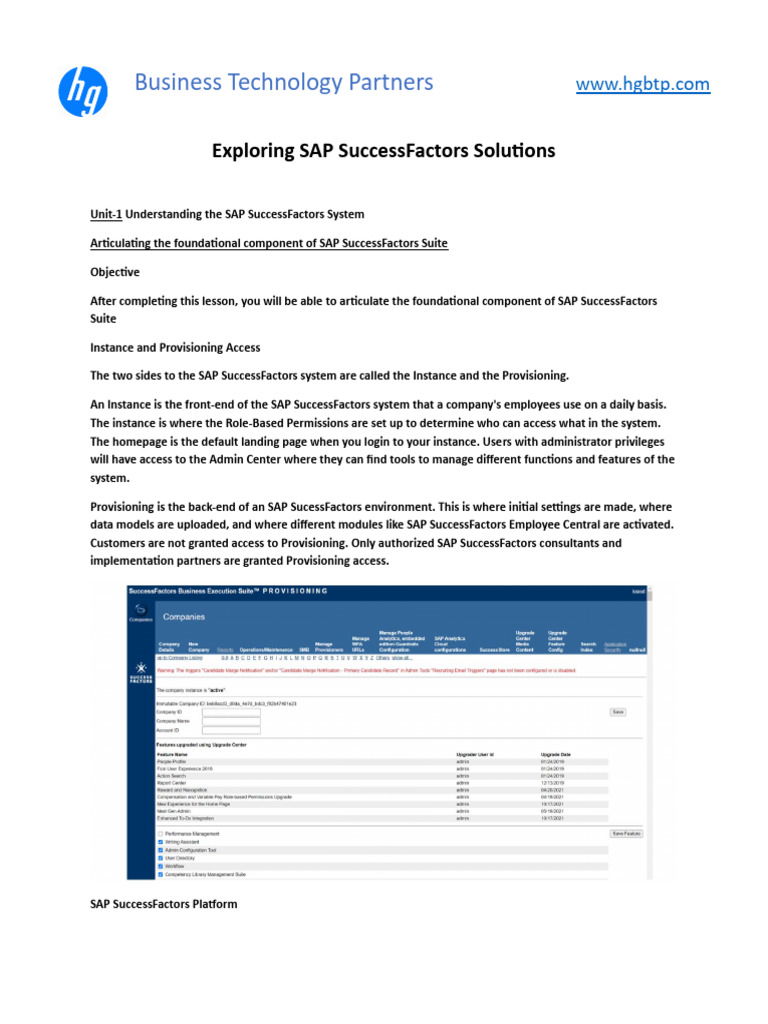 Managing SAP SuccessFactors Access | PDF | Artificial Intelligence ...