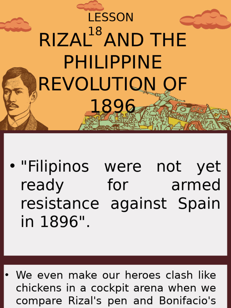 Rizal's Role in the 1896 Revolution | PDF | Philippines