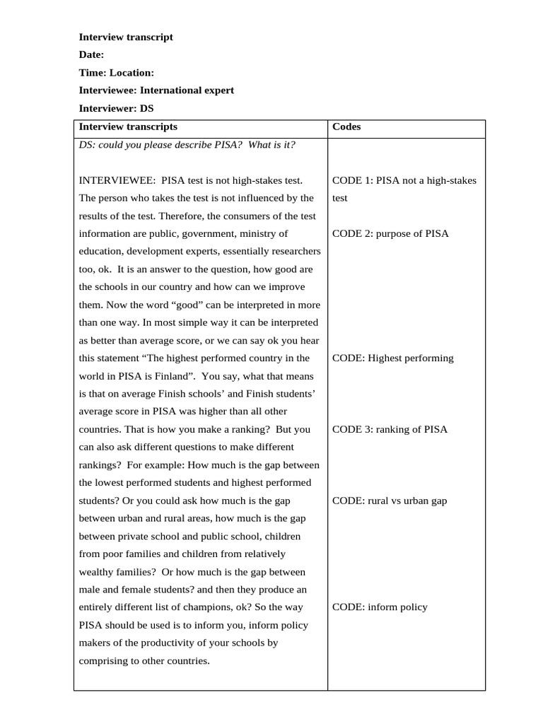 Understanding the PISA Assessment | PDF | Programme For International ...