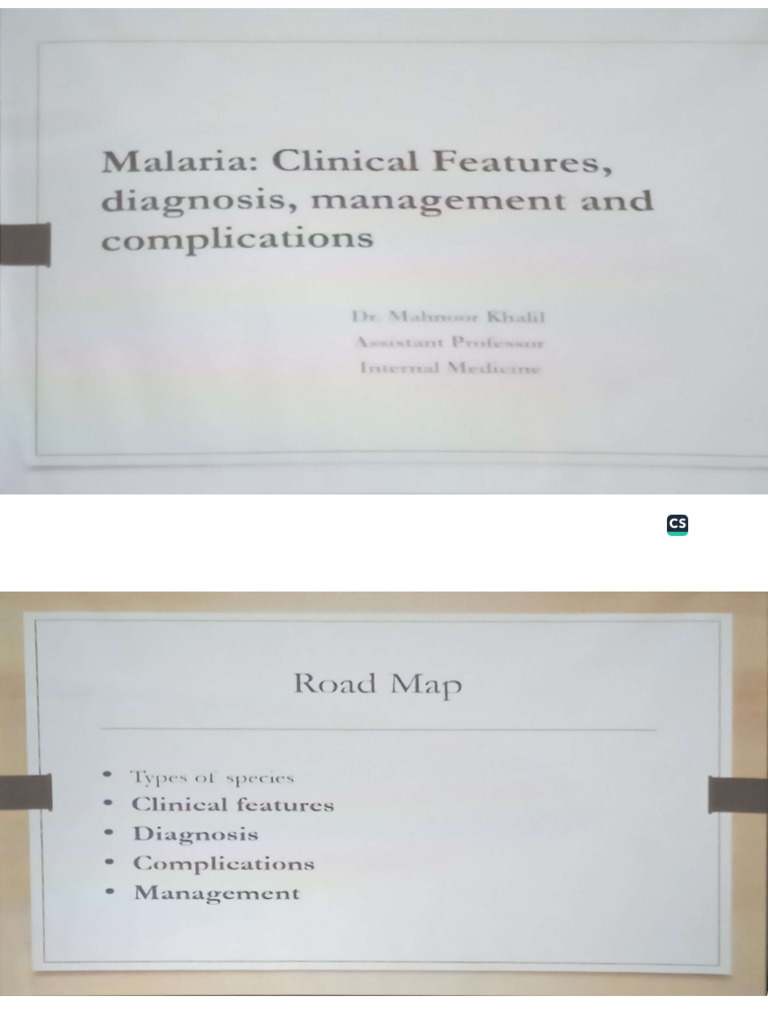 Malaria Medicine | PDF