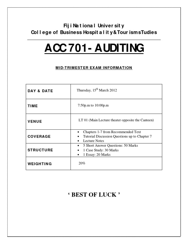 MidTrimester Exam Info PDF