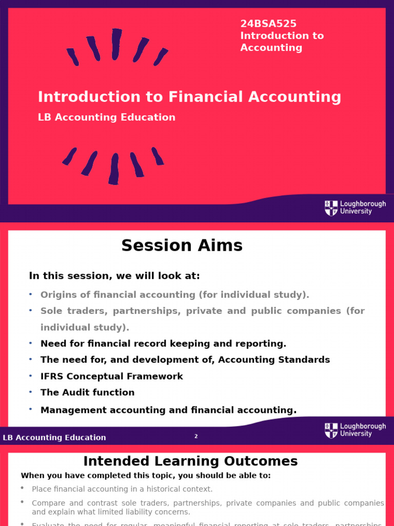 Overview of Financial Accounting Standards | PDF | International ...