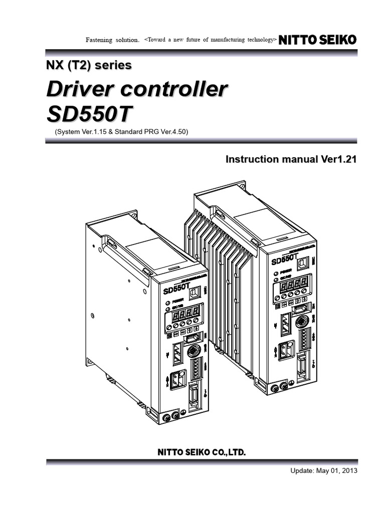 SD550T Driver Controller Manual | PDF | Electrical Connector