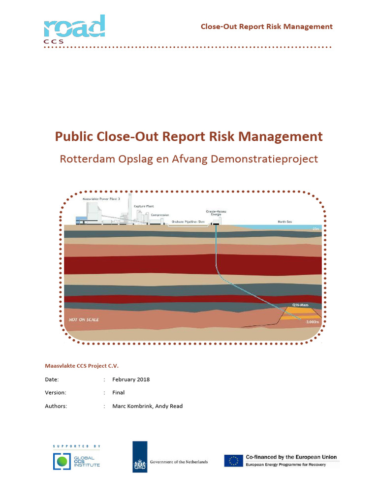 ROAD Close Out Report Risk Management Final | PDF | Risk | Carbon ...