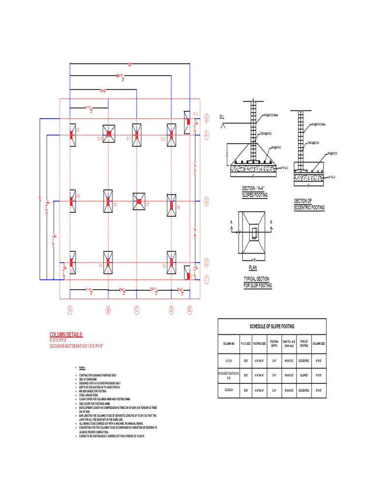 Footing Model 5 | PDF