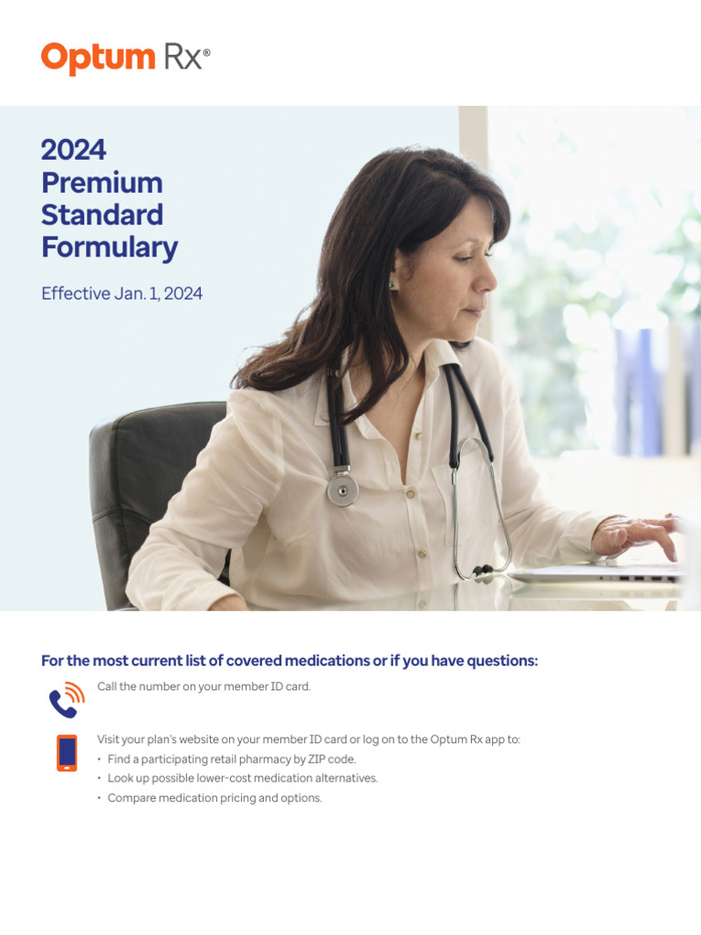 2024 Medication Formulary Overview | PDF | Prescription Drugs | Morphine