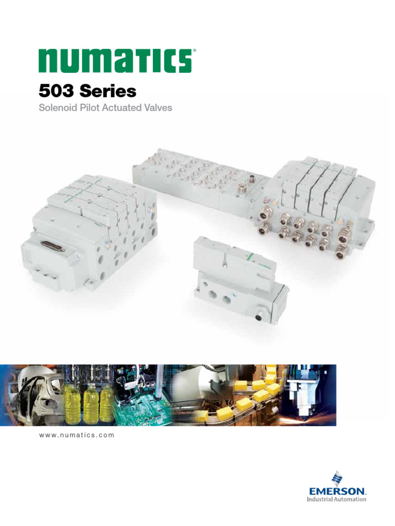Numatics 503 Series Solenoid Valves | PDF | Valve | Electrical Connector