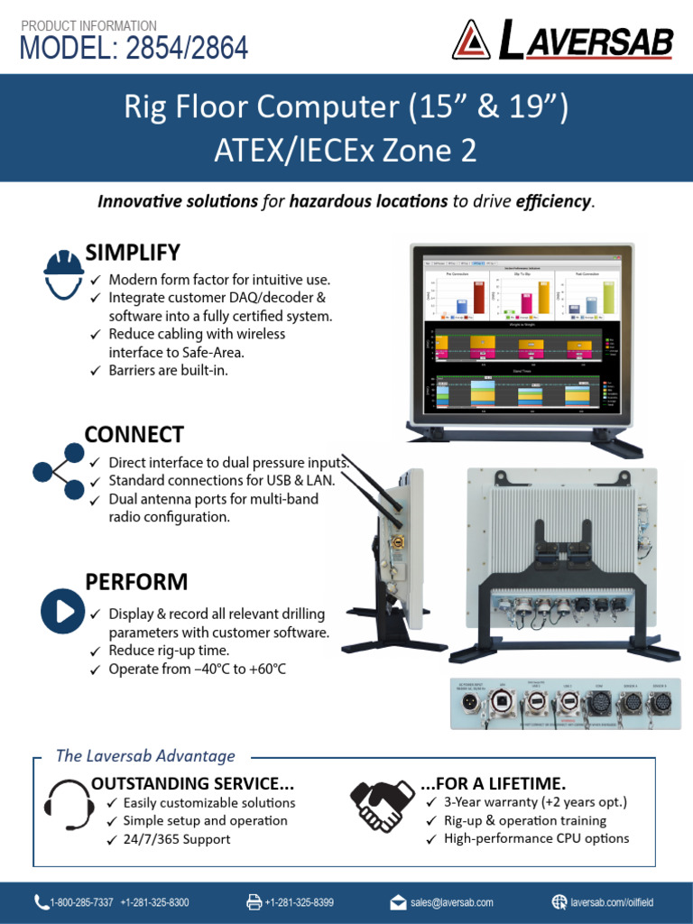 Zone-2 Rig Floor Computer Model 2854/2864 | PDF | Personal Computers ...