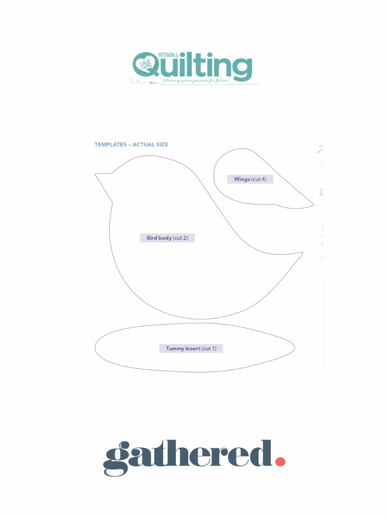 Free Bird Softie Sewing Pattern d6b50d2 | PDF