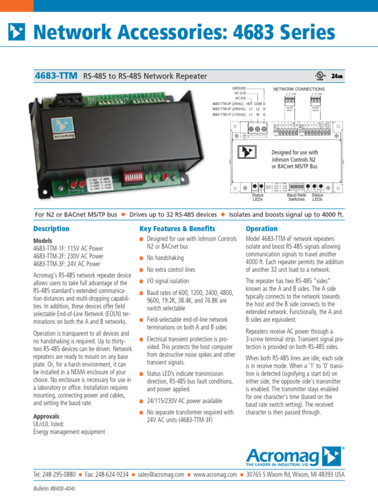 4683 Repeater | PDF | Electronics | Computer Engineering