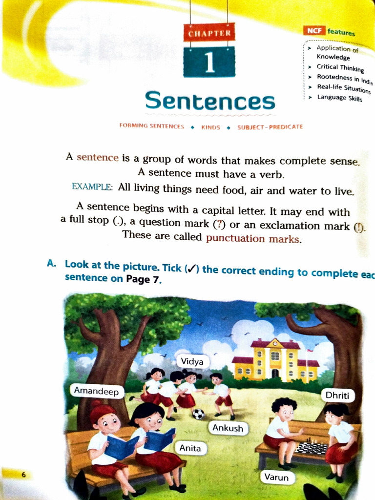 cls4 Eng Gram - Ch. 1 | PDF | Sentence (Linguistics) | Language Mechanics