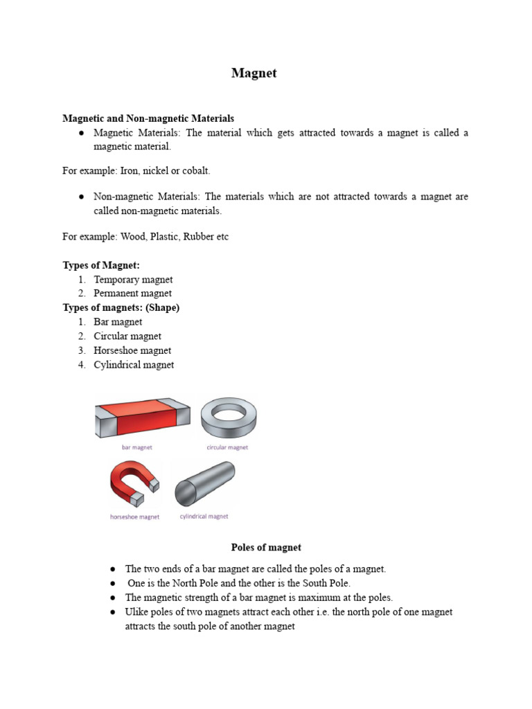 Understanding Magnetic Materials and Magnets | PDF | Magnet | Magnetism