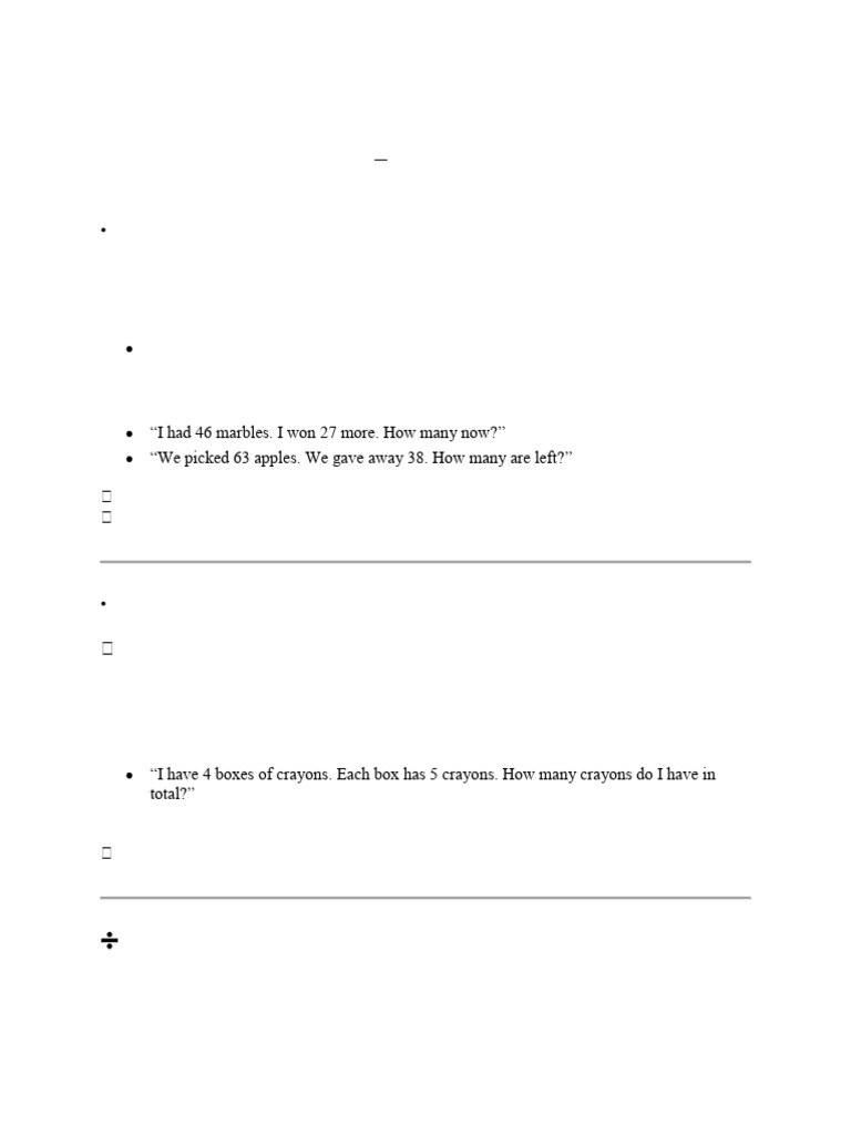 Grade 2 Creative Math Project Guide | PDF
