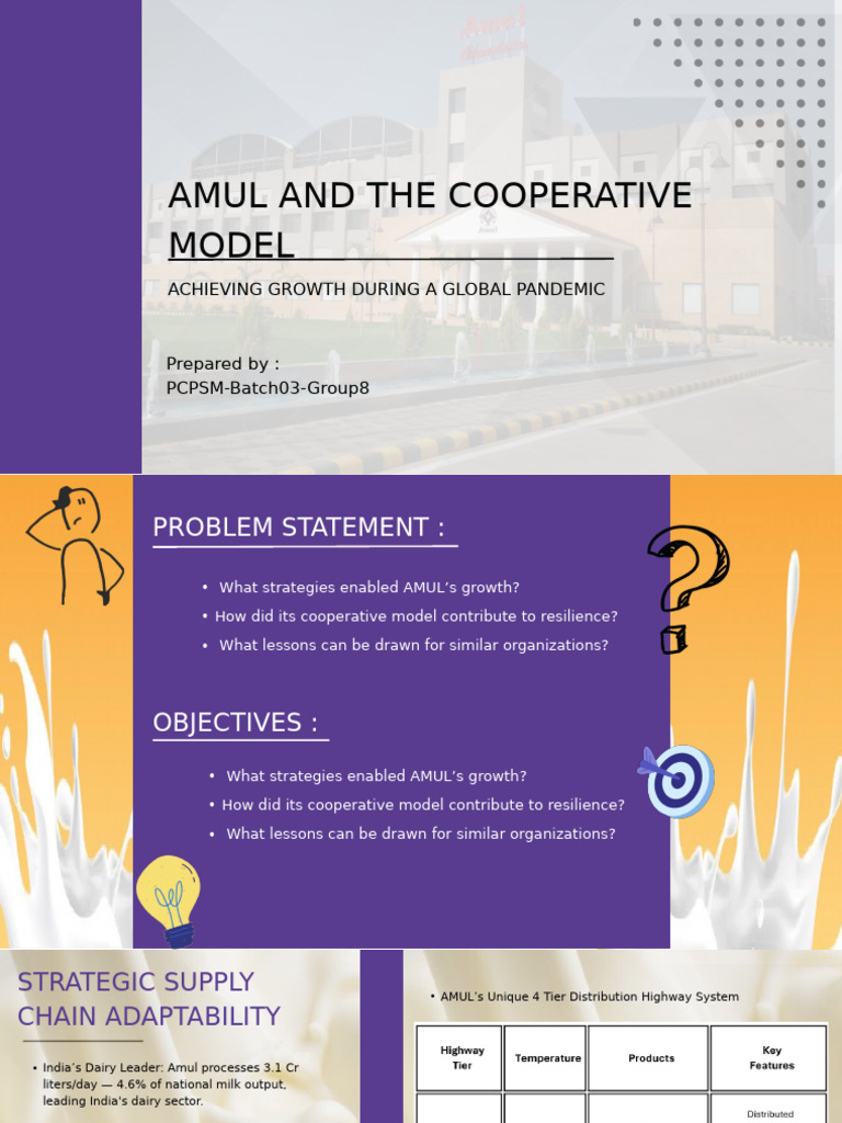 Amul's Cooperative Growth Strategies | PDF | Cooperative | Dairy