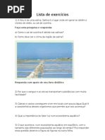 2º LISTA DE EXERCÍCIOS - CIÊNCIAS 6º ANO