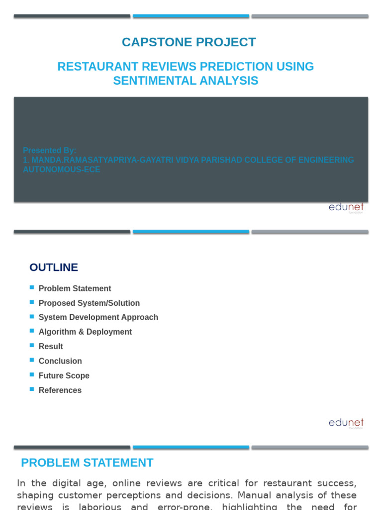 Restaurant Review Sentiment Analysis | PDF | Machine Learning | Analytics